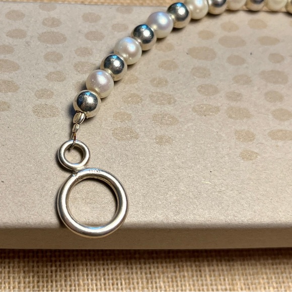 Silpada Pearl and Silver Bead Bracelet - Picture 5 of 6